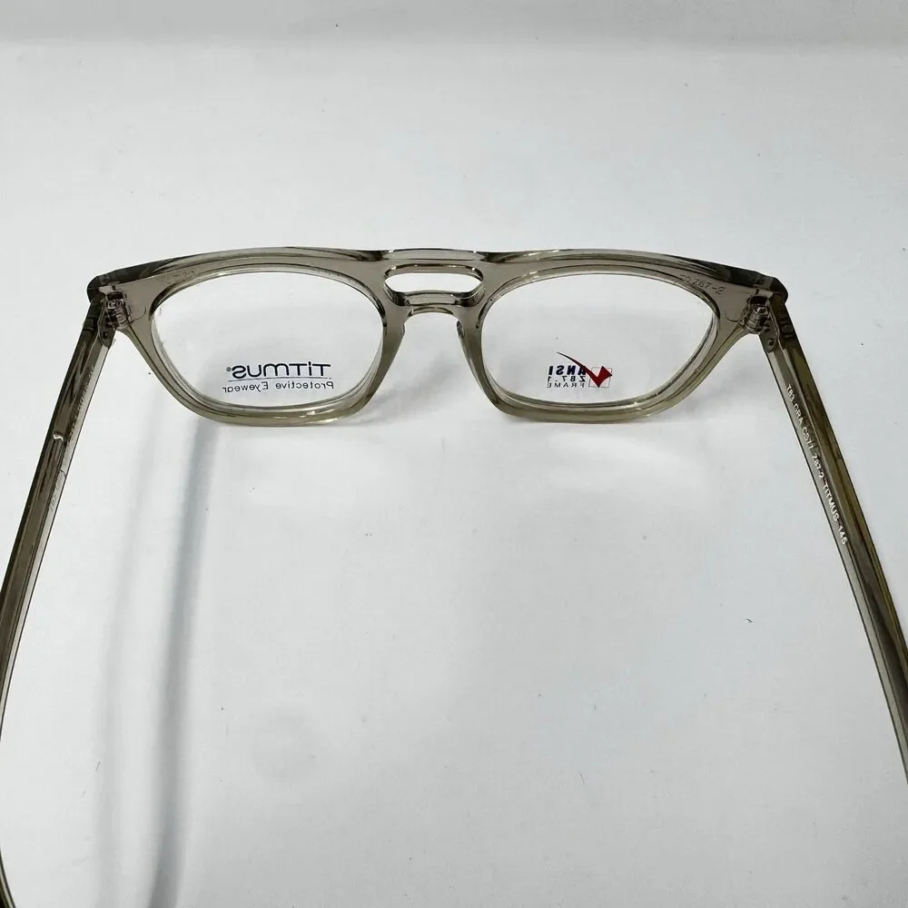 Titmus T83 GRA CS77 Z87-2 Protective Eyeglass Frames 52-20-145 Gray